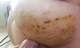 Redhead babe licking dirty ass