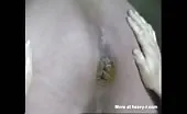 Fingering his dirty girlfriend
