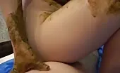 Ex wife shitting in toilet