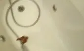 Masturbating with poop in the shower