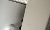 Indian babe caught shitting in public bathroom