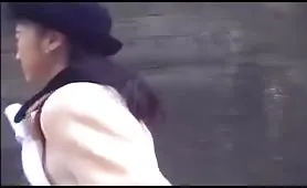 Real mess in public bathroom