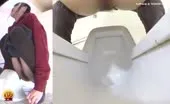 Pushing a big turd from sexy ass